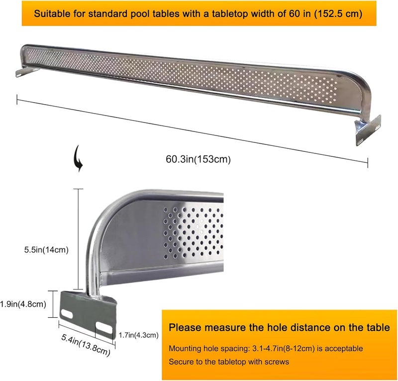 OYKSHDF Table Tennis Net, Outdoor Indoor Ping Pong Net Metal Frame, Replacement Compact Training Countertop Separator for Home Game Practice, 60.3" Length - Image 5